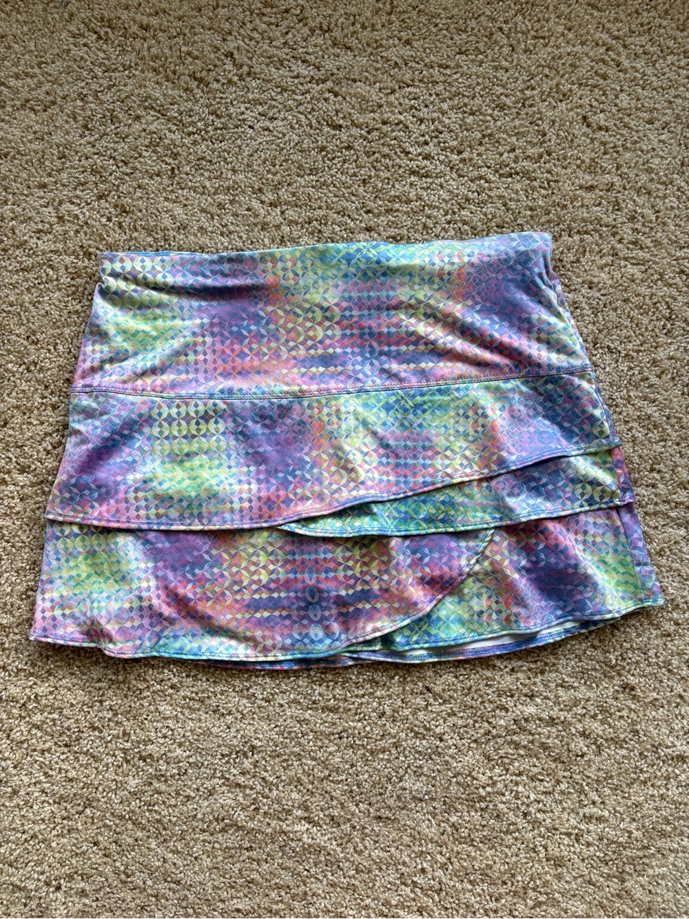 Lucky in Love‎ Holo-On Scallop Tennis Skort XL